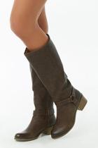 Forever21 Faux Leather O-ring Boots