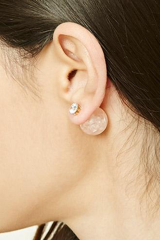 Forever21 Faux Marble Ear Jackets