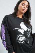 Forever21 Plus Size Justin Bieber Long Sleeve Tour Tee