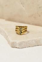 Forever21 Emerald Duv Trinity Ring