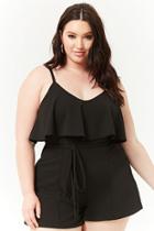 Forever21 Plus Size Flounce Cami Romper