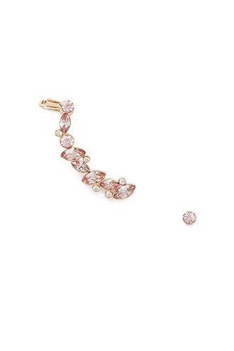 Forever21 Gold & Peach Rhinestone Ear Cuff