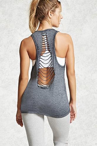 Forever21 Active Cutout Tank Top