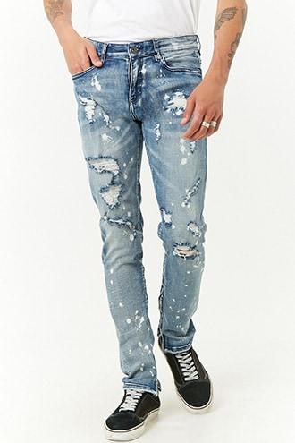Forever21 Crysp Bleach Dye Jeans