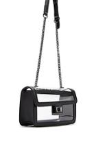 Forever21 Faux Leather Transparent Crossbody Bag