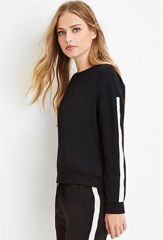 Forever21 Women's  Faux Pearl-trimmed Sweater