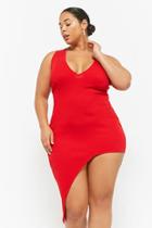 Forever21 Plus Size Asymmetrical Bodycon Dress