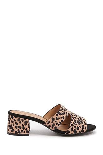 Forever21 Cheetah Print Mules