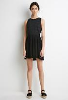 Forever21 Embroidered Gauze Dress