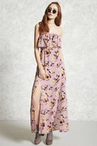 Forever21 Strapless Floral Maxi Dress