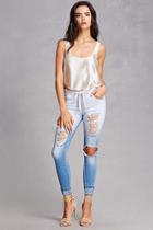 Forever21 Ombre Drawstring Jeans