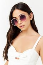 Forever21 Premium Metallic Round Sunglasses