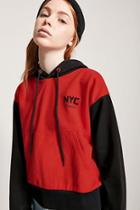 Forever21 Contrast Nyc Classic Hoodie