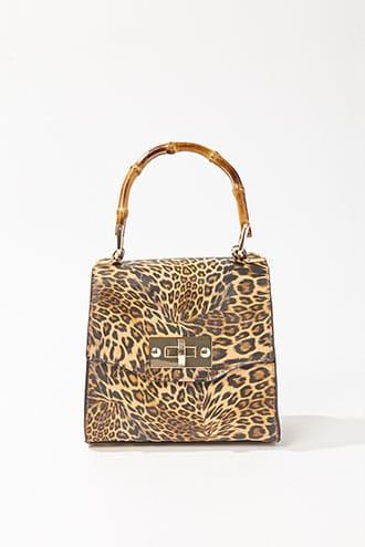 Forever21 Leopard Print Satchel