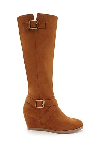 Forever21 Knee-high Faux Suede Boots