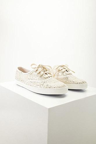 Forever21 Keds Sequin Velvet Sneakers