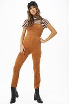 Forever21 Button-down Corduroy Jumpsuit