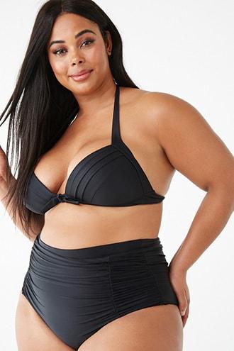 Forever21 Plus Size High Waist Bikini Bottoms