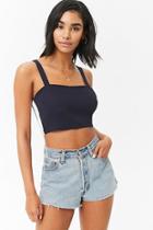 Forever21 Side Striped Crop Cami