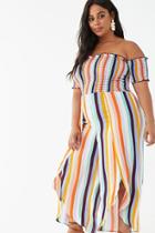 Forever21 Plus Size Smocked Jumpsuit