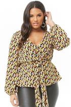 Forever21 Plus Size Geo Print Top