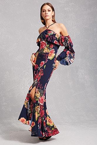 Forever21 Nightwalker M-slit Maxi Dress