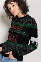 Forever21 Ready To Jingle Graphic Sweater