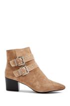 Forever21 Studded Buckle-strap Ankle Boots