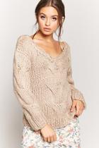 Forever21 Chunky Cable-knit Sweater