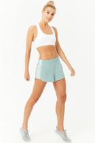 Forever21 Contrast Mesh Shorts