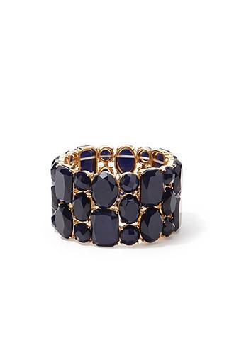 Forever21 Faux Stone Bracelet (navy)
