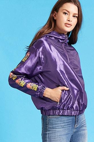 Forever21 Taco Bell Graphic Hooded Anorak