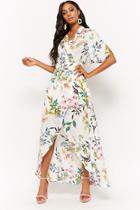 Forever21 Floral Wrap High-low Dress