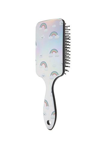 Forever21 Rainbow Print Hair Brush