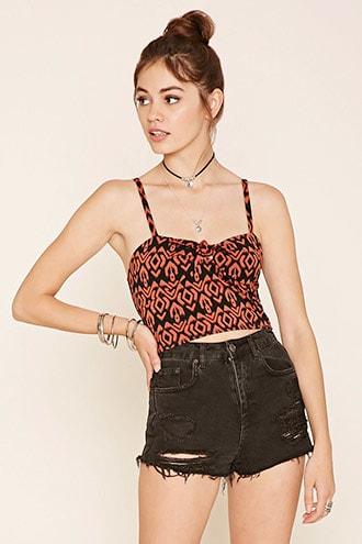 Forever21 Tribal-inspired Cropped Cami