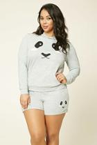 Forever21 Plus Women's  Plus Size Dog Graphic Shorts