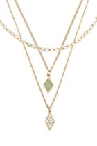 Forever21 Assorted Geo Pendant Necklace Set