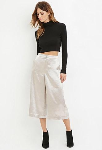 Love21 Satin Culottes