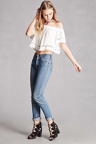 Forever21 Very Volatile Lace-up Heels