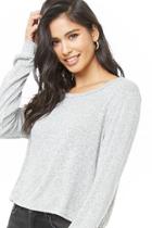 Forever21 Marled Boxy Top