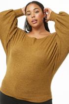 Forever21 Plus Size Balloon-sleeve Top