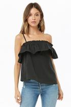 Forever21 Ruffle One-shoulder Top