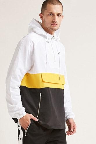 Forever21 Colorblock Anorak