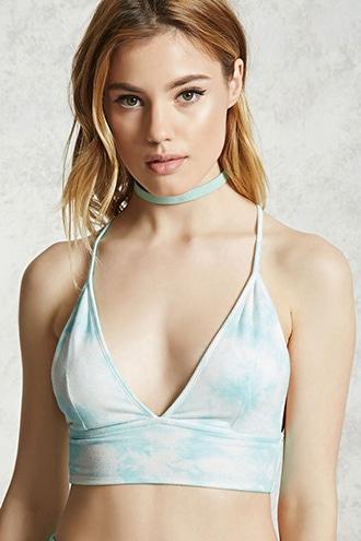 Forever21 Tie-dye Cropped Cami