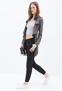 Forever21 Metallic Woven Joggers