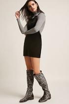 Forever21 Very Volatile Leopard Print Over-the-knee Boots