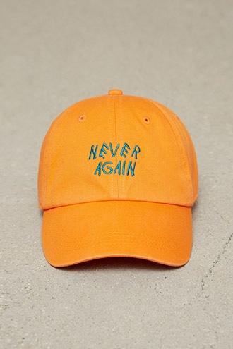 Forever21 Men Never Again Embroidered Cap
