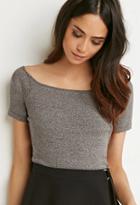 Forever21 Heathered Crop Top