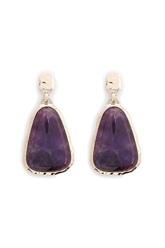 Forever21 Faux Marble Drop Earrings