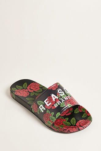 Forever21 Men Reason Rose Slides